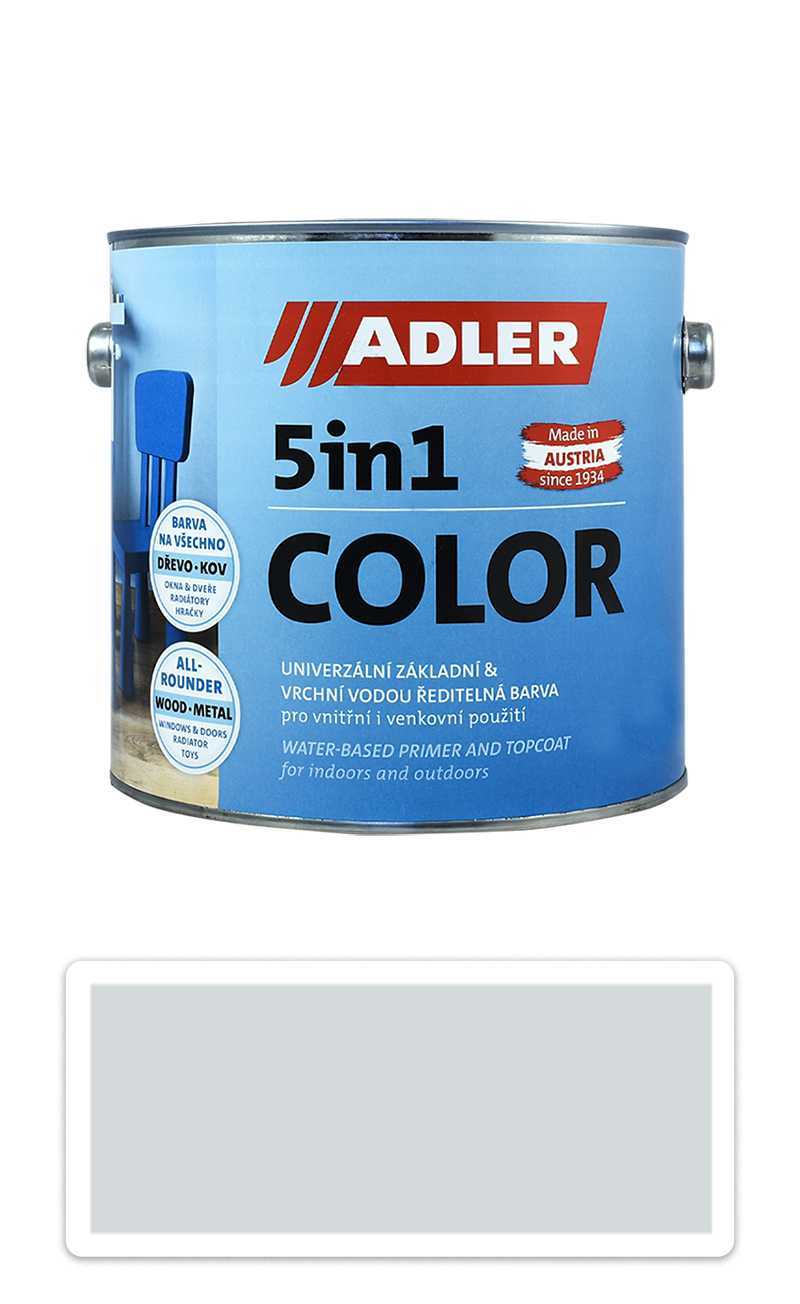 ADLER 5in1 Color - univerzální vodou ředitelná barva 2.5 l Lichtgrau / Světle šedá RAL 7035
