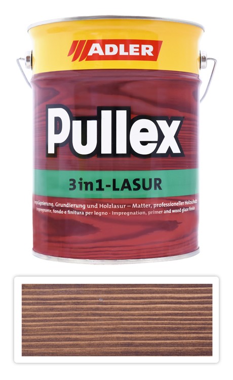 ADLER Pullex 3in1 Lasur - tenkovrstvá impregnační lazura 4.5 l Palisandr