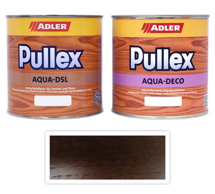 ADLER Sada - renovace dřevěných oken 0.75 l Dunkelbraun F014