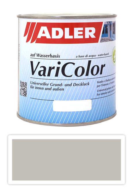 ADLER Varicolor - vodou ředitelná krycí barva univerzál 0.75 l Seidengrau / Hedvábná šedá RAL 7044