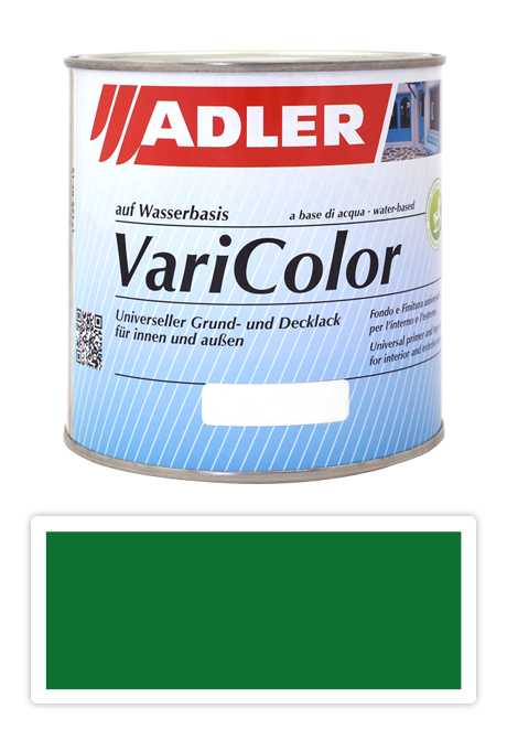 ADLER Varicolor - vodou ředitelná krycí barva univerzál 0.75 l Türkisgrün / Tyrkysová zelená RAL 6016