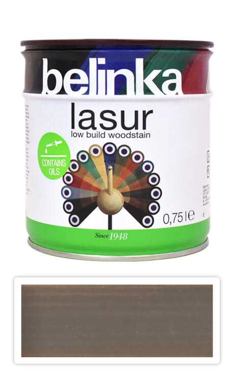 BELINKA Lasur - tenkovrstvá lazura 0.75 l Staré dřevo 28