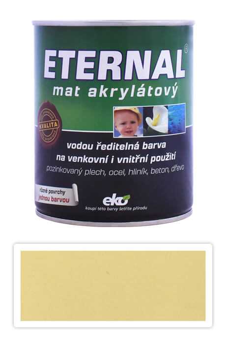 ETERNAL Mat akrylátový - vodou ředitelná barva 0.7 l Přírodní dřevo 024