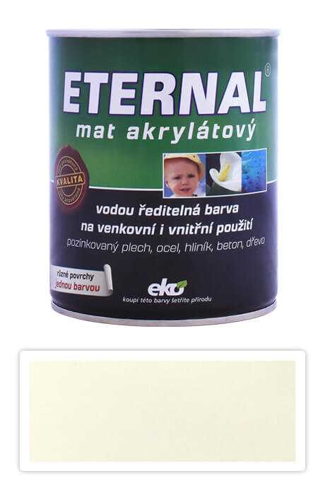 ETERNAL Mat akrylátový - vodou ředitelná barva 0.7 l Slonová kost 014