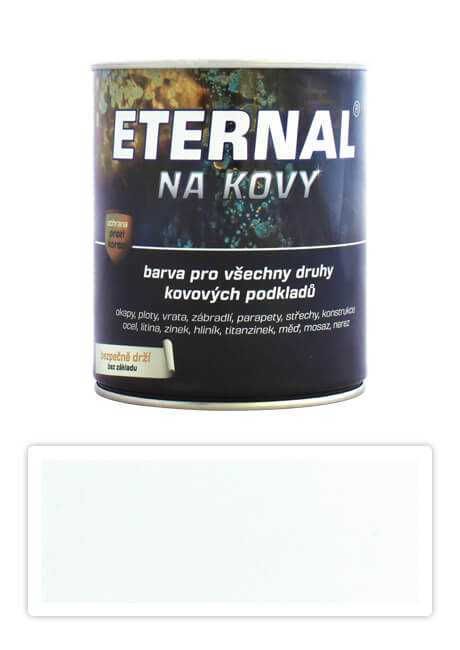 ETERNAL Na kovy - antikorozní barva na kov 0.35 l Bílá 401