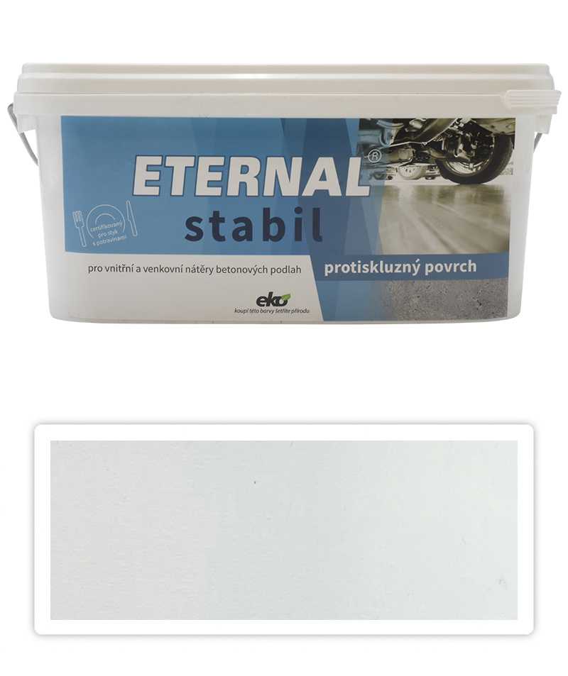 ETERNAL Stabil - vodou ředitelná barva na betonové podlahy 2.5 l Bílá 01