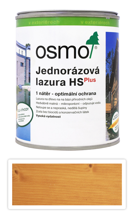 Jednorázová lazura HS OSMO 0.75l Borovice