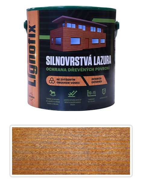 LIGNOFIX - silnovrstvá lazura 2.5 l Zlatý dub