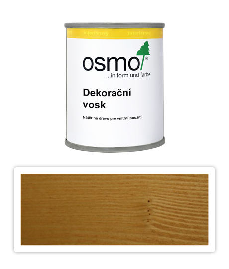 OSMO Dekorační vosk transparentní 0.125 l Dub světlý 3103