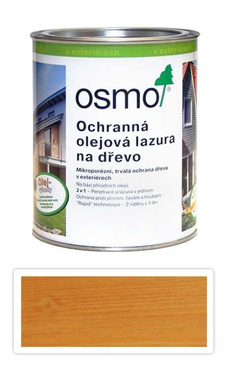 Ochranná olejová lazura OSMO 0.75l Pinie
