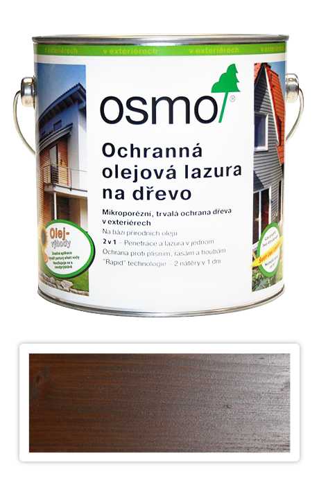 Ochranná olejová lazura OSMO 2.5l Ořech 707