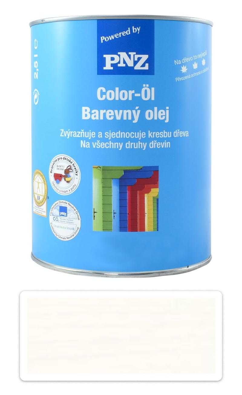 PNZ Barevný olej 2.5 l Vápenný bílý