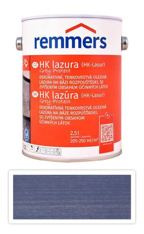 REMMERS HK lazura Grey Protect - ochranná lazura na dřevo pro exteriér 2.5 l Granitgrau / Žula FT 20923