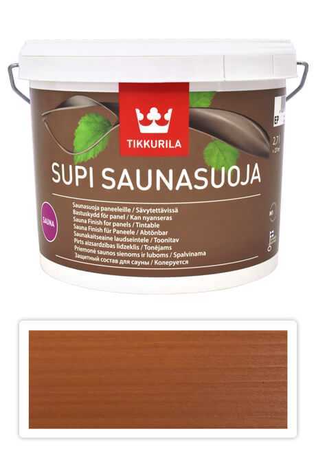 TIKKURILA Supi Sauna Finish - akrylátový lak do sauny 2.7 l Kantarelli 5054