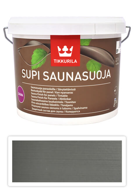 TIKKURILA Supi Sauna Finish - akrylátový lak do sauny 2.7 l Kivi 5083