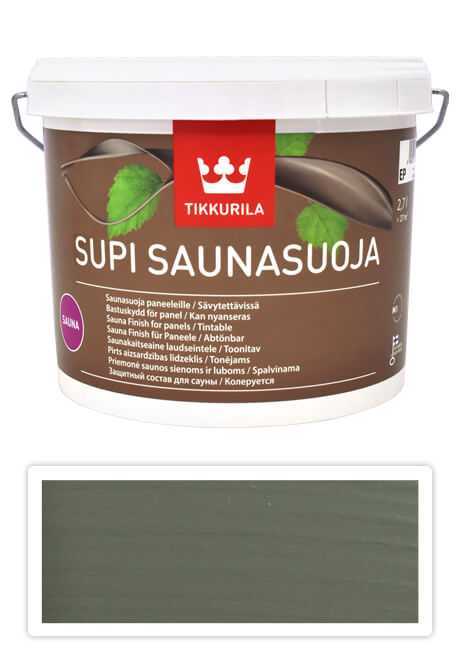TIKKURILA Supi Sauna Finish - akrylátový lak do sauny 2.7 l Näre 5068