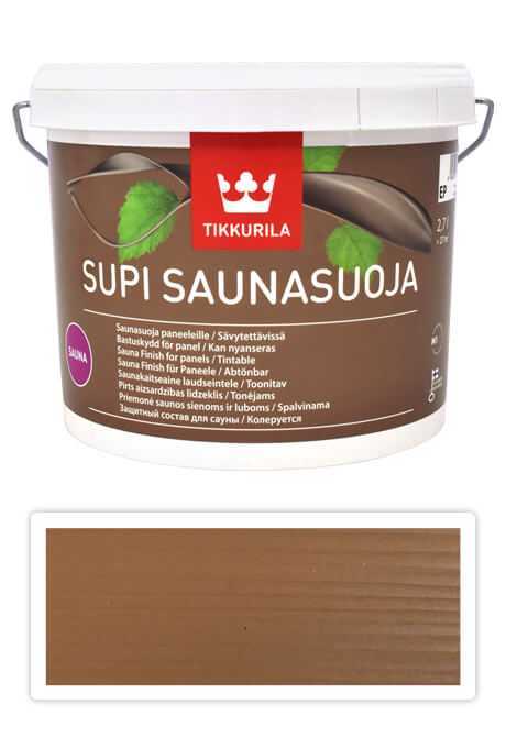 TIKKURILA Supi Sauna Finish - akrylátový lak do sauny 2.7 l Pihka 5051