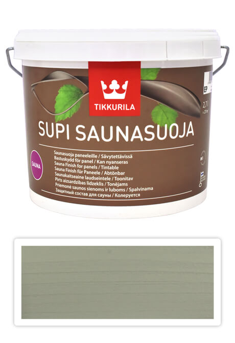 TIKKURILA Supi Sauna Finish - akrylátový lak do sauny 2.7 l Tuohi 5062