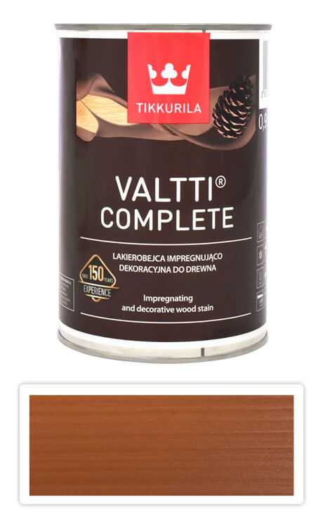 TIKKURILA Valtti Complete - matná tenkovrstvá lazura s ochranou proti UV záření 0.9 l Kantarelli 5054