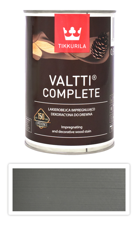 TIKKURILA Valtti Complete - matná tenkovrstvá lazura s ochranou proti UV záření 0.9 l Kivi 5083