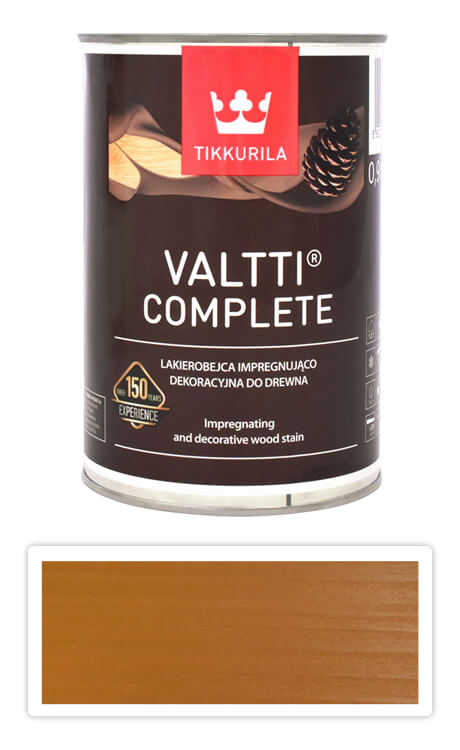 TIKKURILA Valtti Complete - matná tenkovrstvá lazura s ochranou proti UV záření 0.9 l Mesi 5050