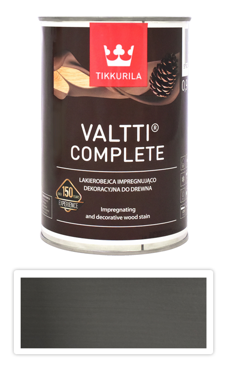 TIKKURILA Valtti Complete - matná tenkovrstvá lazura s ochranou proti UV záření 0.9 l Poro 5087