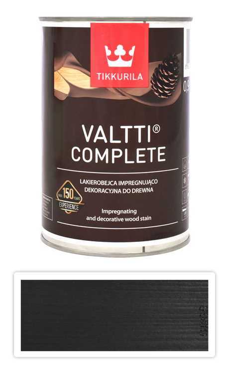 TIKKURILA Valtti Complete - matná tenkovrstvá lazura s ochranou proti UV záření 0.9 l Siimes 5069