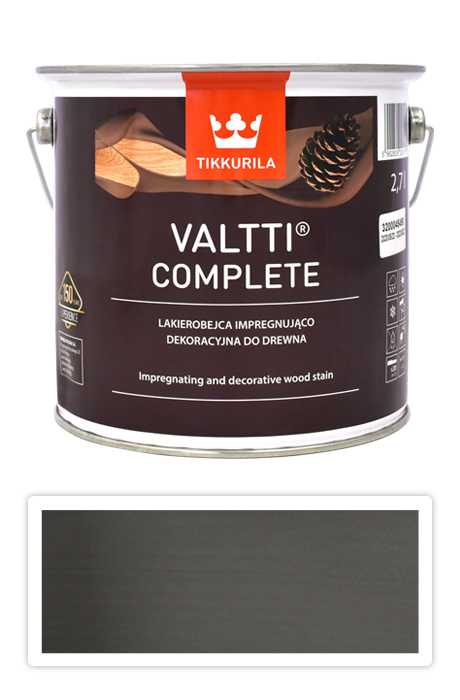 TIKKURILA Valtti Complete - matná tenkovrstvá lazura s ochranou proti UV záření 2.7 l Poro 5087
