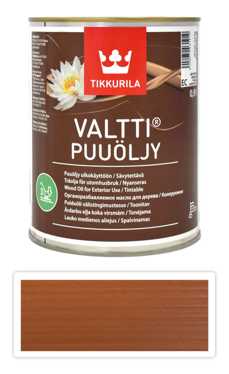 TIKKURILA Valtti wood oil - olej na terasy a nábytek 0.9 l Kantarelli 5054