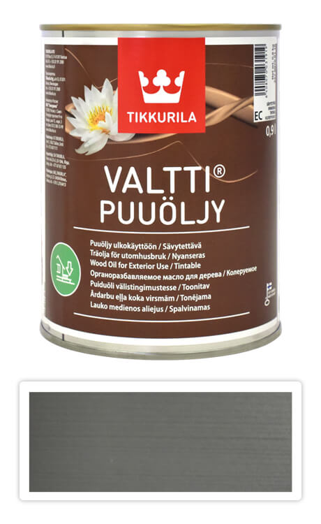 TIKKURILA Valtti wood oil - olej na terasy a nábytek 0.9 l Kivi 5083