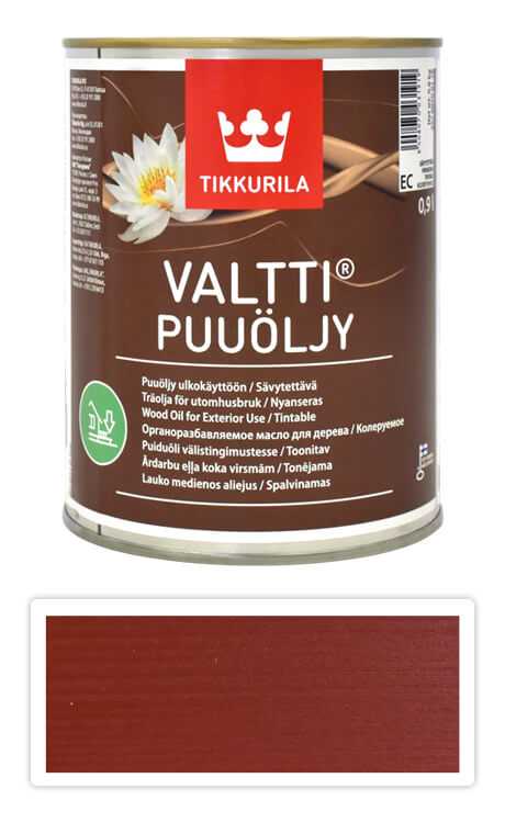 TIKKURILA Valtti wood oil - olej na terasy a nábytek 0.9 l Marja 5059
