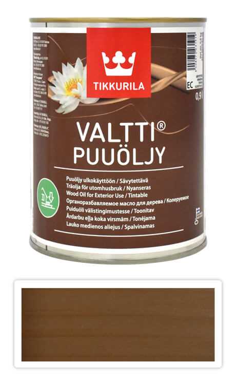 TIKKURILA Valtti wood oil - olej na terasy a nábytek 0.9 l Ruoko 5070