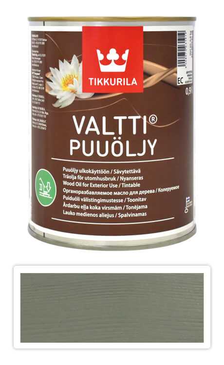 TIKKURILA Valtti wood oil - olej na terasy a nábytek 0.9 l Suvi 5065