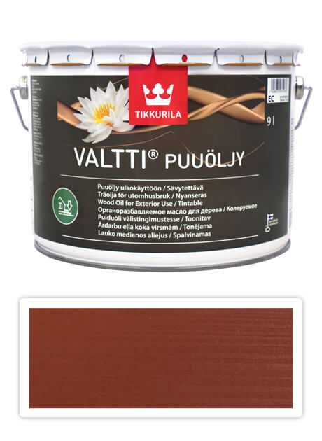 TIKKURILA Valtti wood oil - olej na terasy a nábytek 9 l Kettu 5056