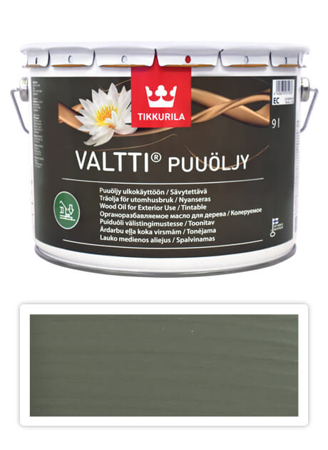TIKKURILA Valtti wood oil - olej na terasy a nábytek 9 l Näre 5068