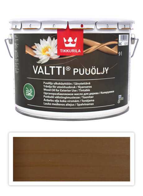 TIKKURILA Valtti wood oil - olej na terasy a nábytek 9 l Ruoko 5070