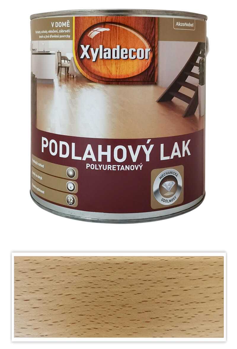 XYLADECOR podlahový lak polyuretanový do interiéru 2.5 l Polomat