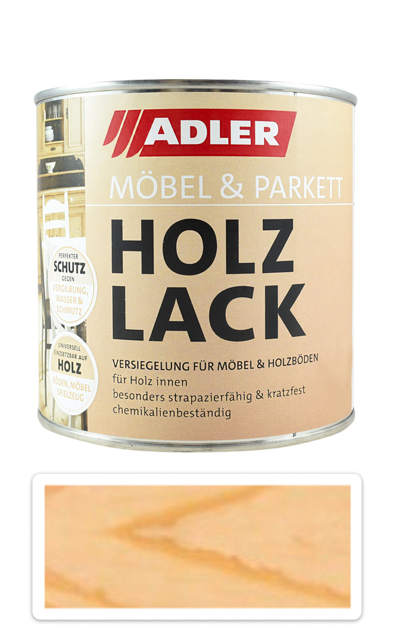 ADLER Holzlack - vodou ředitelný lak 0.75 l Matný