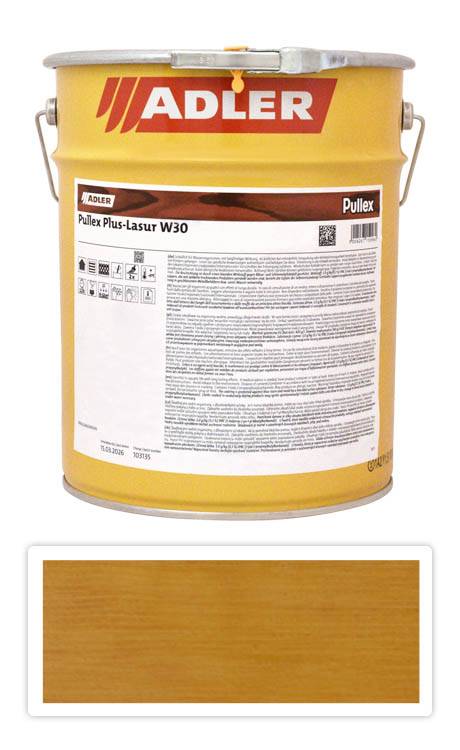 ADLER Pullex Plus Lasur - lazura na ochranu dřeva v exteriéru 9.5 l Vrba 50316