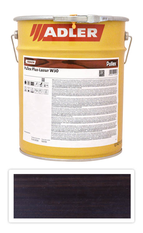 ADLER Pullex Plus Lasur - lazura na ochranu dřeva v exteriéru 9.5 l Wenge 50423