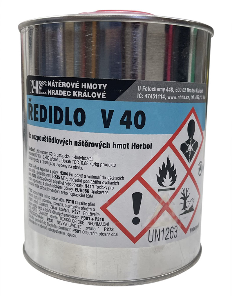 HERBOL Ředidlo V40 0.7 l