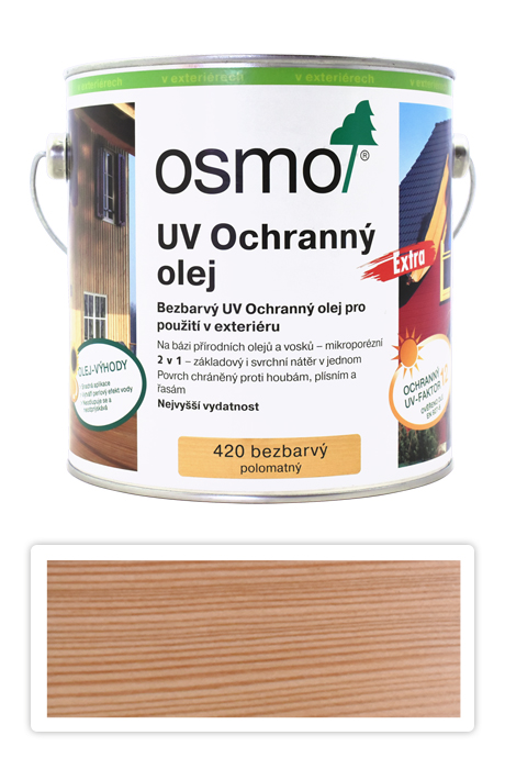 OSMO UV Ochranný olej Extra 2