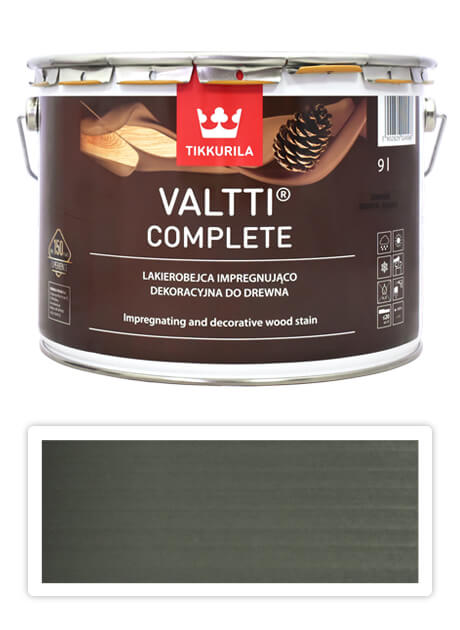 TIKKURILA Valtti Complete - matná tenkovrstvá lazura s ochranou proti UV záření 9 l Laavu 5082