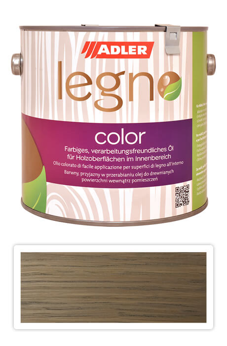 ADLER Legno Color - zbarvující olej pro ošetření dřevin 2.5 l SK 04