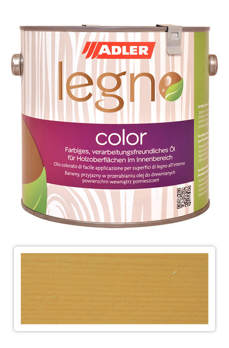 ADLER Legno Color - zbarvující olej pro ošetření dřevin 2.5 l Sternschnuppe ST 13/2