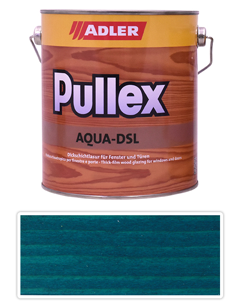 ADLER Pullex Aqua DSL - vodou ředitelná lazura na dřevo 2.5 l Kolibri ST 07/4