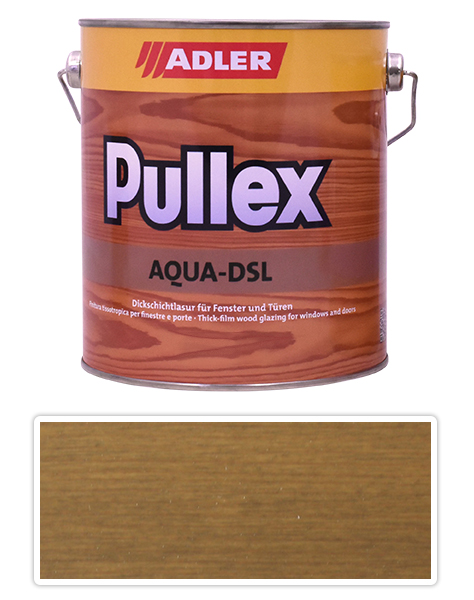 ADLER Pullex Aqua DSL - vodou ředitelná lazura na dřevo 2.5 l Kopfnuss LW 04/3