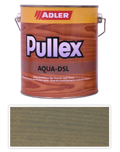 ADLER Pullex Aqua DSL - vodou ředitelná lazura na dřevo 2.5 l Matrix ST 04/4