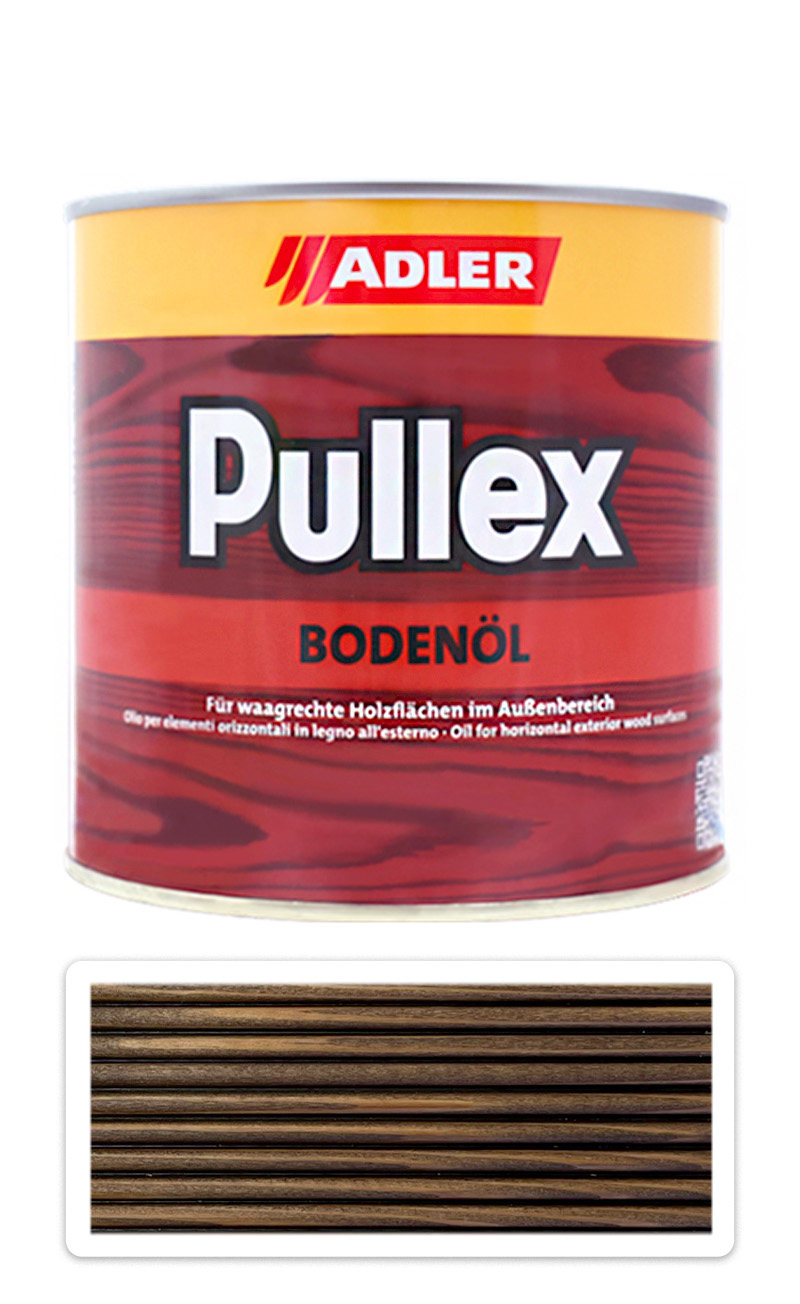 ADLER Pullex Bodenöl - terasový olej 0.75 l Eben