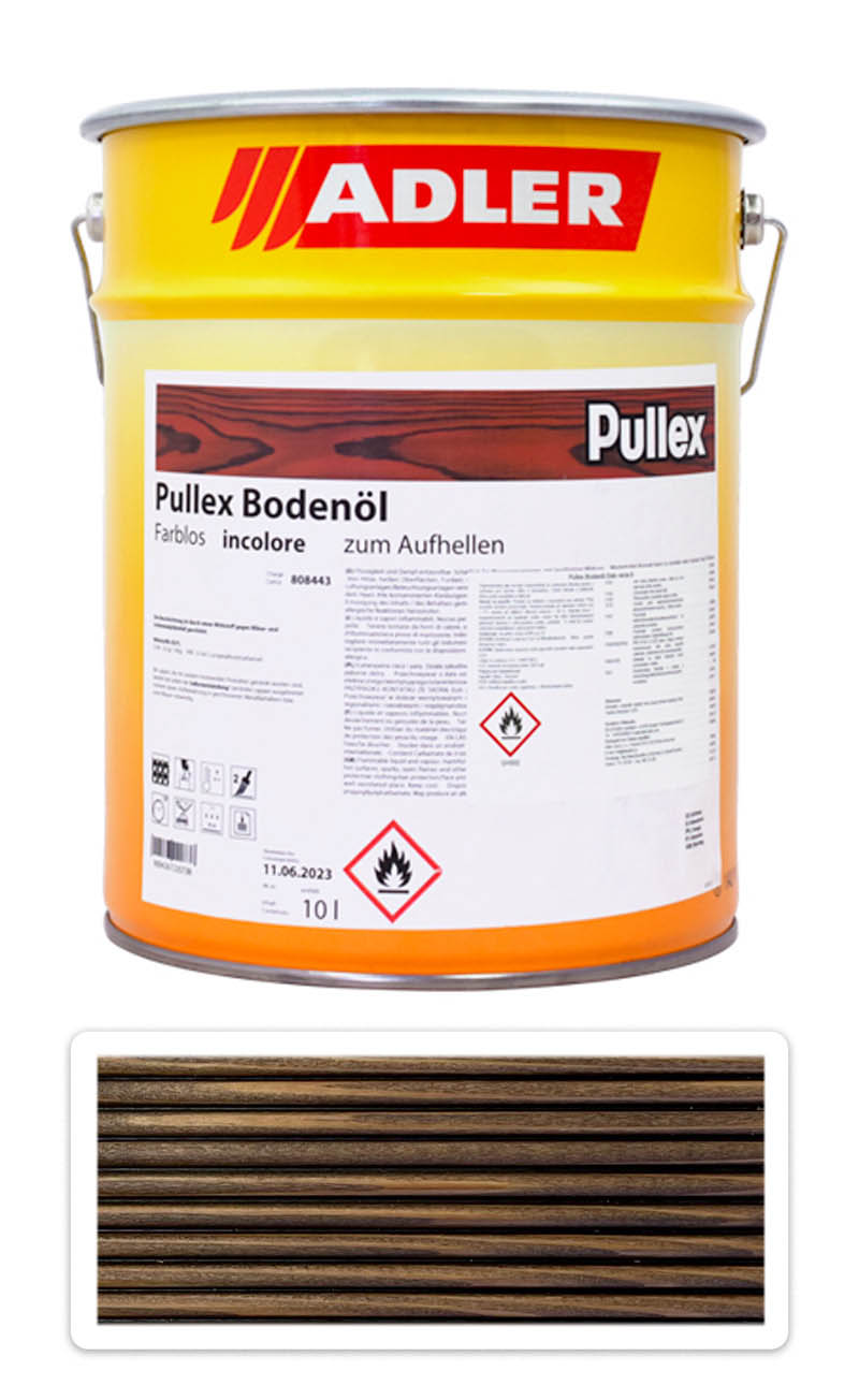 ADLER Pullex Bodenöl - terasový olej 10 l Eben